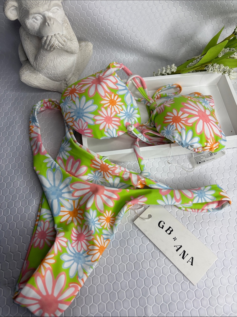 GBxAna Retro Print Bikini Set NWT